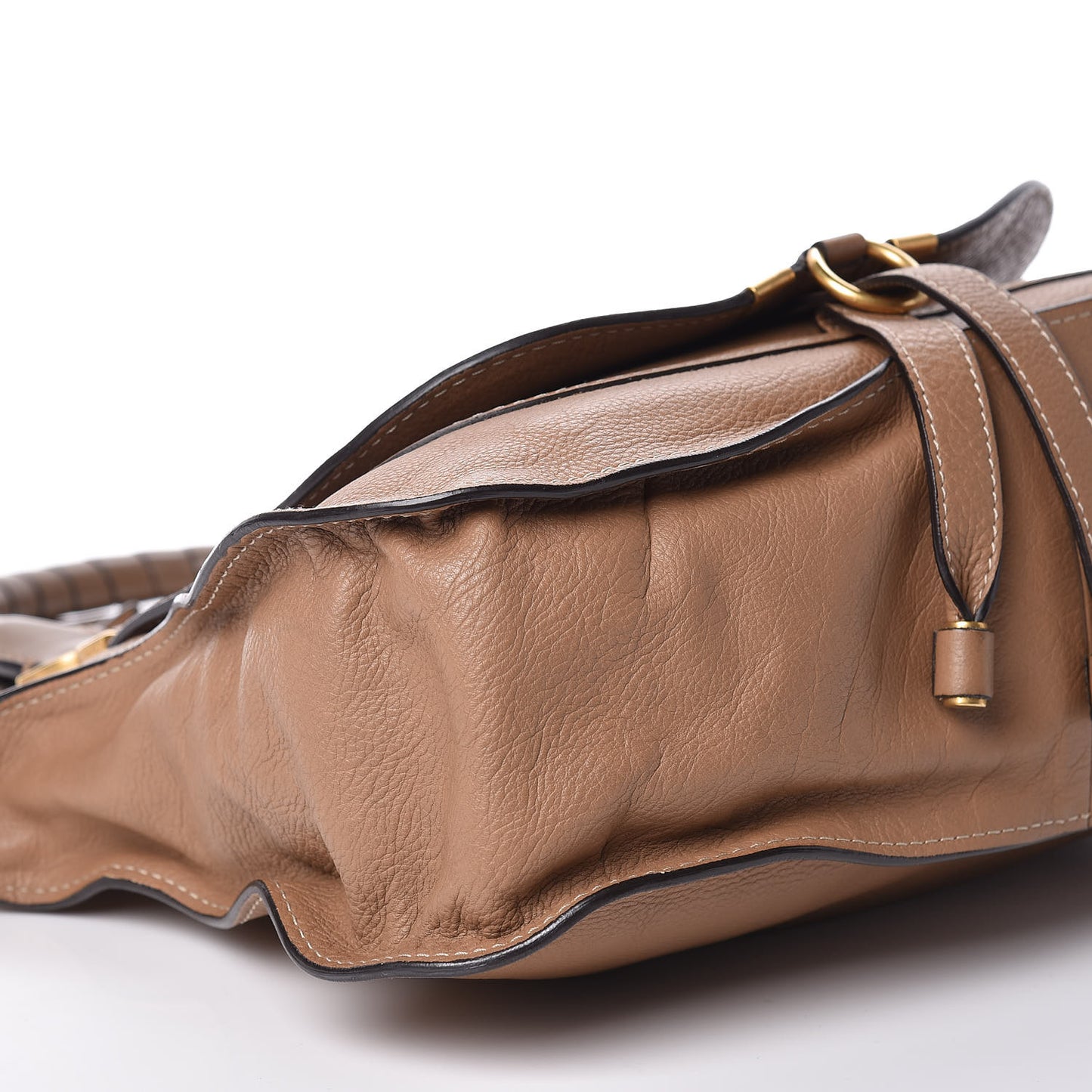 Calfskin Medium Marcie Satchel Nut