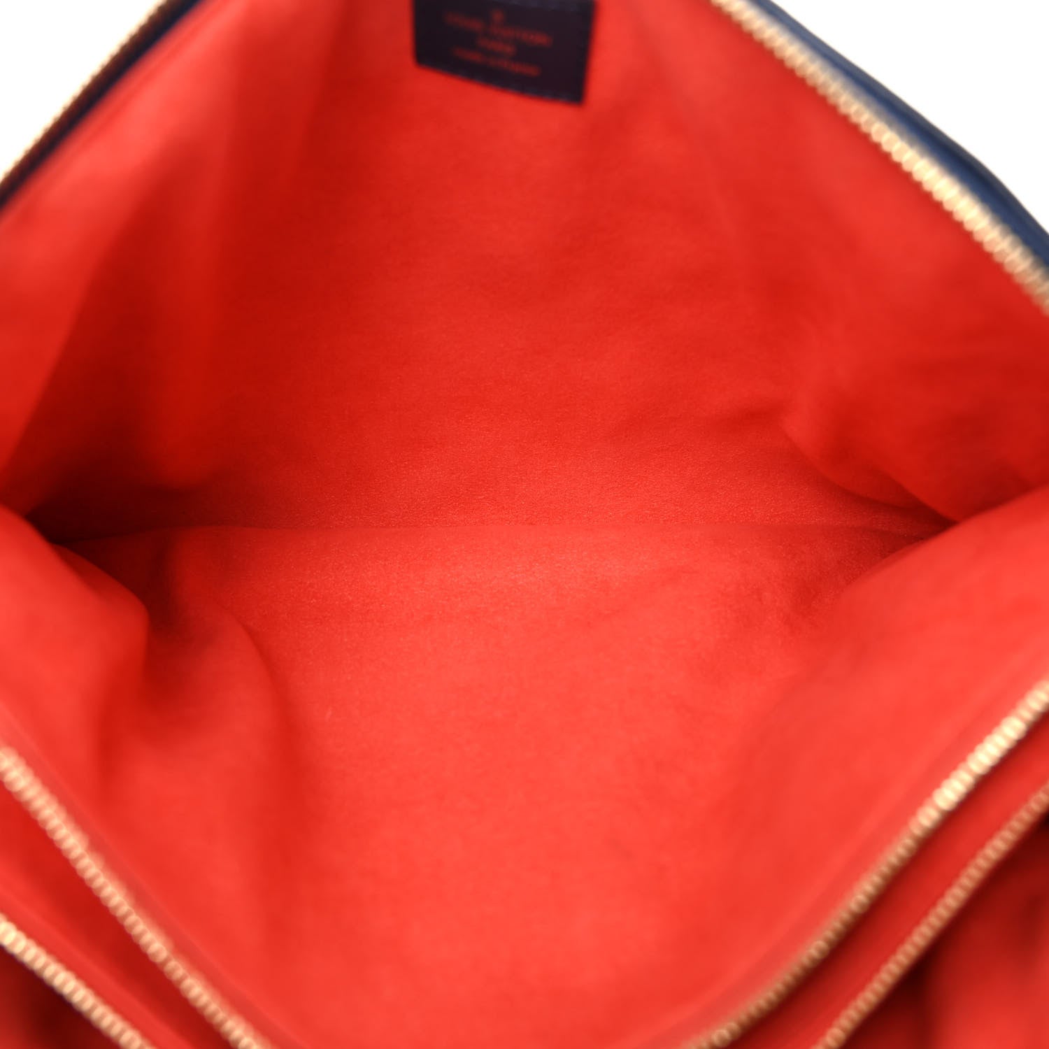 Louis Vuitton Lambskin Embossed Monogram LV Garden Coussin MM Navy Blue 6 of 11