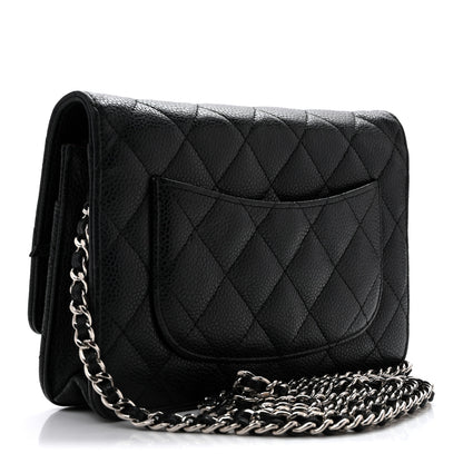 Chanel Caviar Quilted Wallet On Chain WOC Black 3 of 14