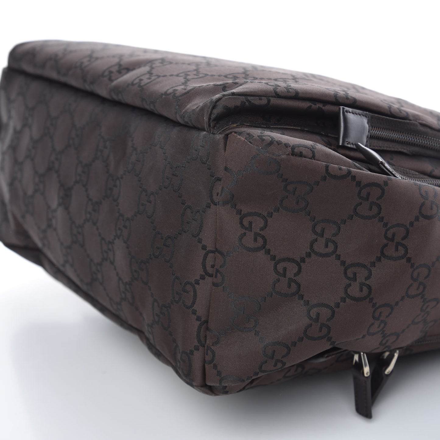 Nylon Monogram Extra Large Satchel Dark Brown