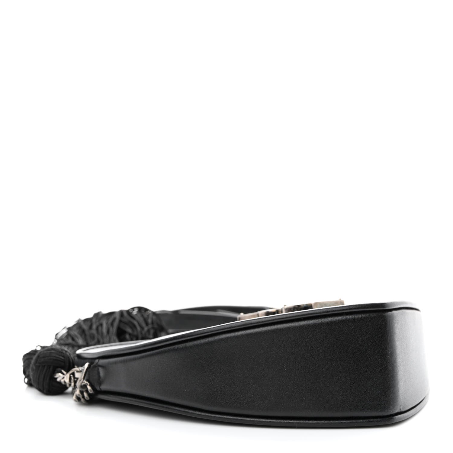 Saint Laurent Calfskin Small Monogram Love Shoulder Bag Black 4 of 10