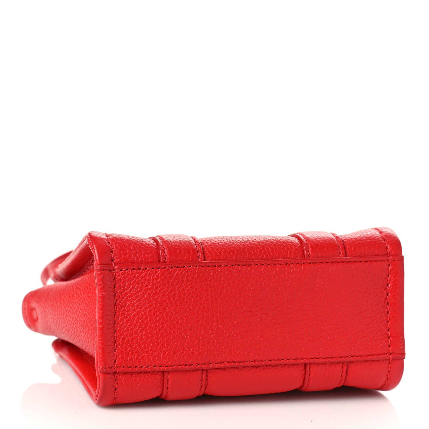 Marc Jacobs Grained Calfskin Micro The Tote Bag True Red 4 of 10