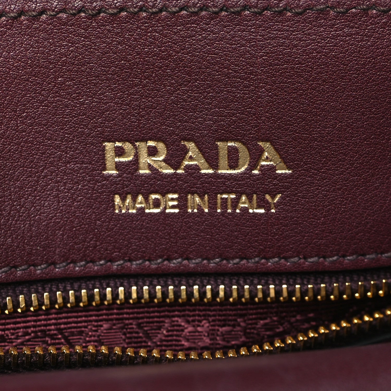 Prada City Calf Colorblock Bibliotheque Shoulder Bag Fucco Granat 6 of 9