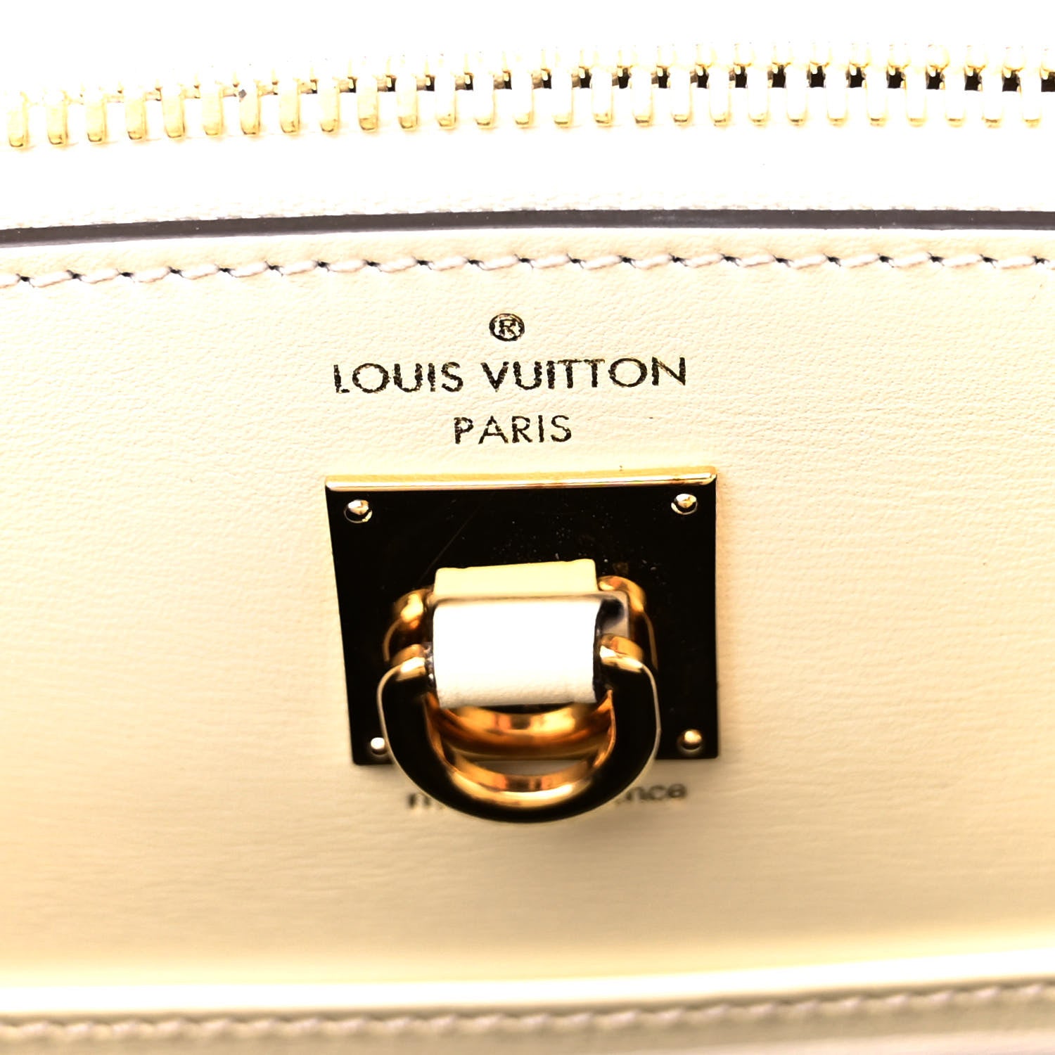 Louis Vuitton Calfskin City Steamer PM Kaki White Magnolia 6 of 11