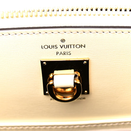 Louis Vuitton Calfskin City Steamer PM Kaki White Magnolia 6 of 11