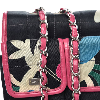 Chanel Canvas Chocolate Bar Quilted Flap Multicolor 15 of 18