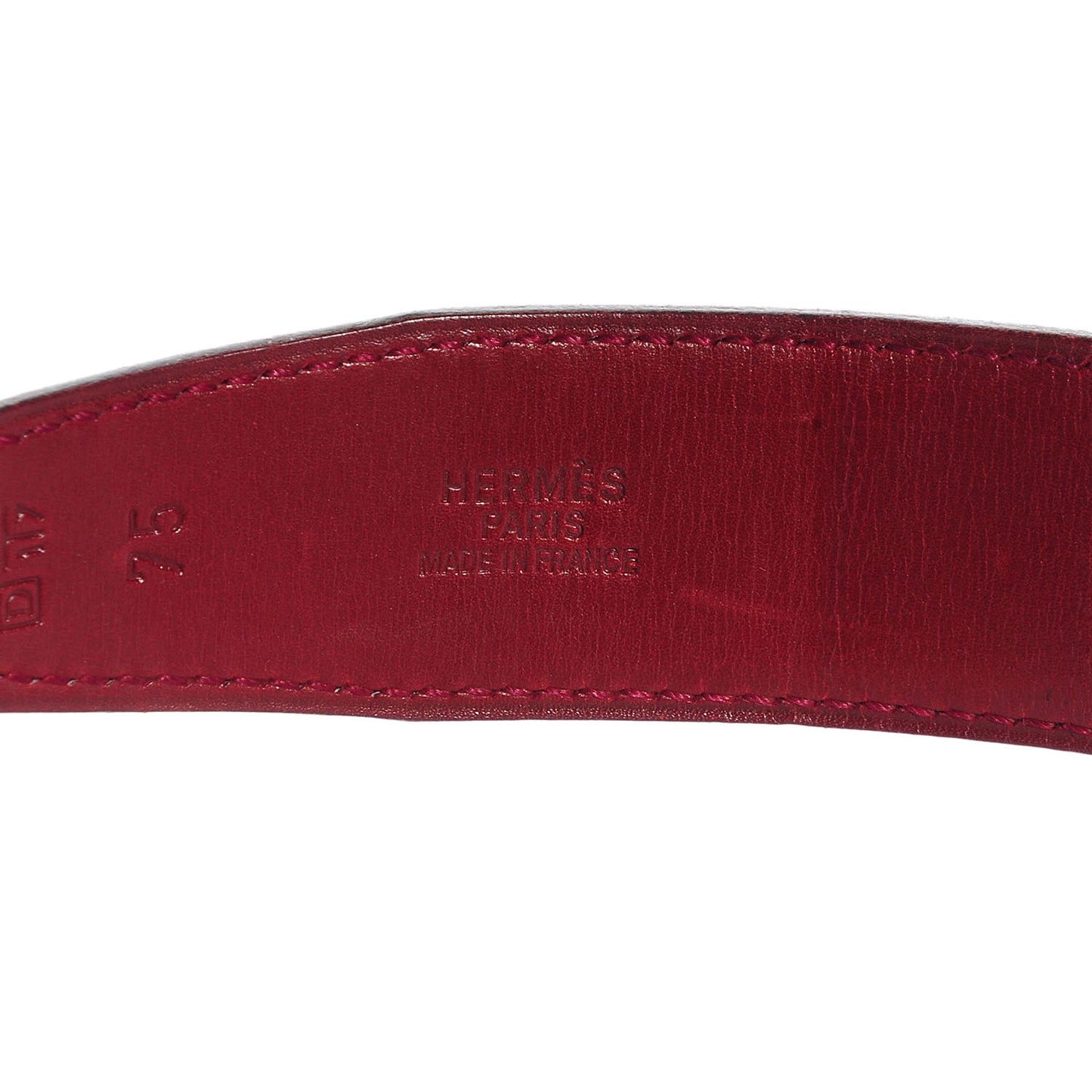 Box Cadena H 32mm Belt Rouge Vif Gris Pale