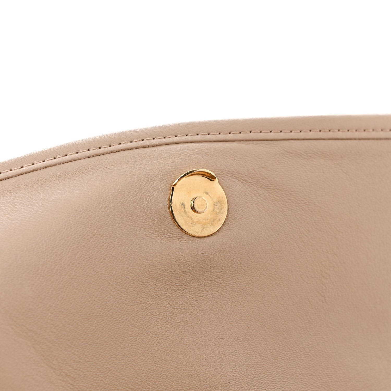 Saint Laurent Lambskin Matelasse Monogram Medium Niki Chain Satchel  Dark Beige 16 of 21