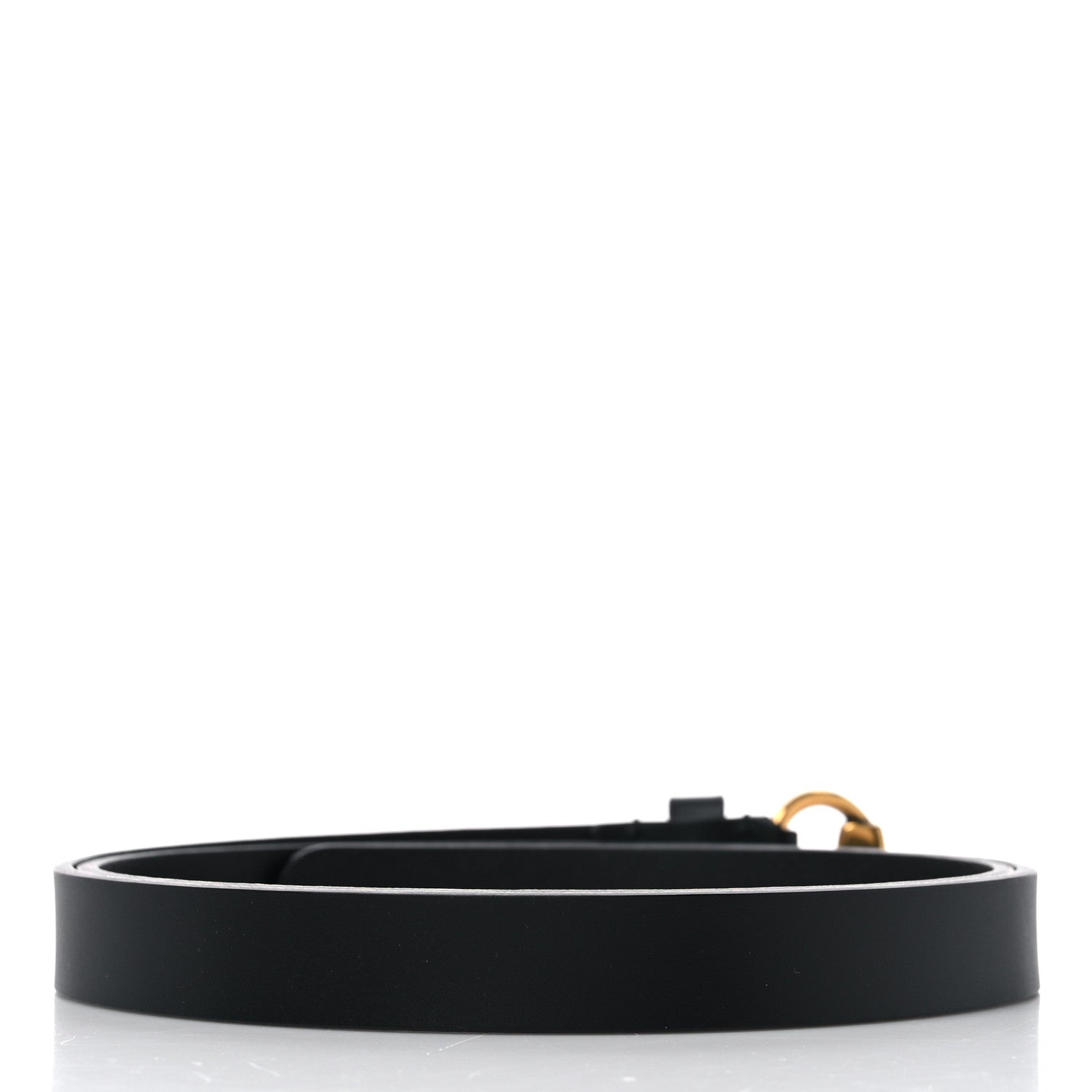 Gucci Calfskin Horsebit Bucket Belt 90 36 Black 2 of 4