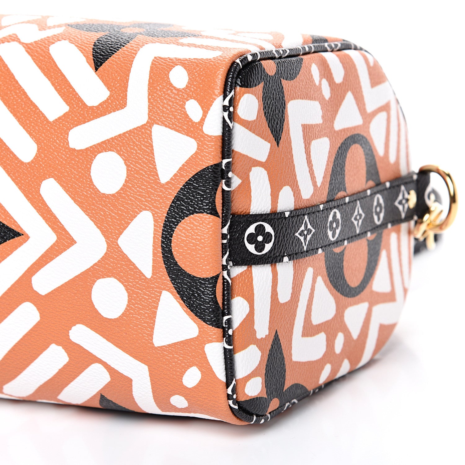 Louis Vuitton Monogram Giant Crafty Speedy Bandouliere 25 Creme Caramel 8 of 8