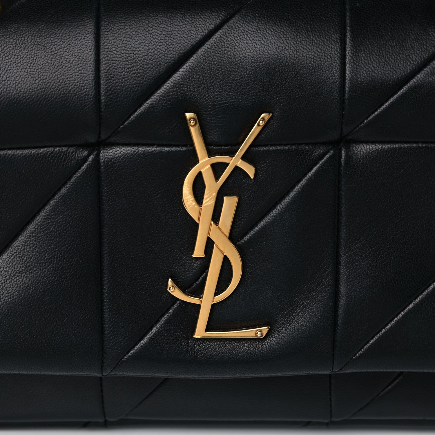 Saint Laurent Lambskin Patchwork Monogram Small Jamie Black 10 of 16