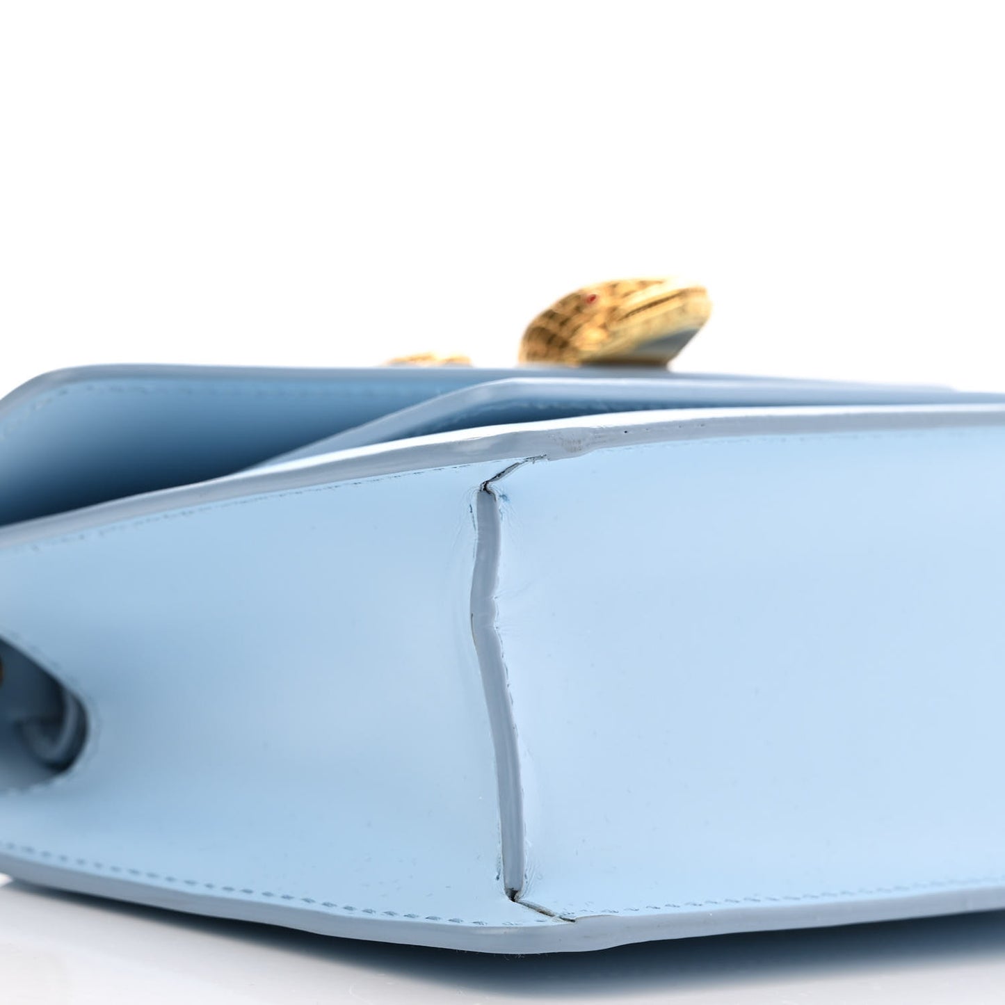 x ALEXANDER WANG Calfskin Serpenti Top Handle Belt Bag Baby Blue