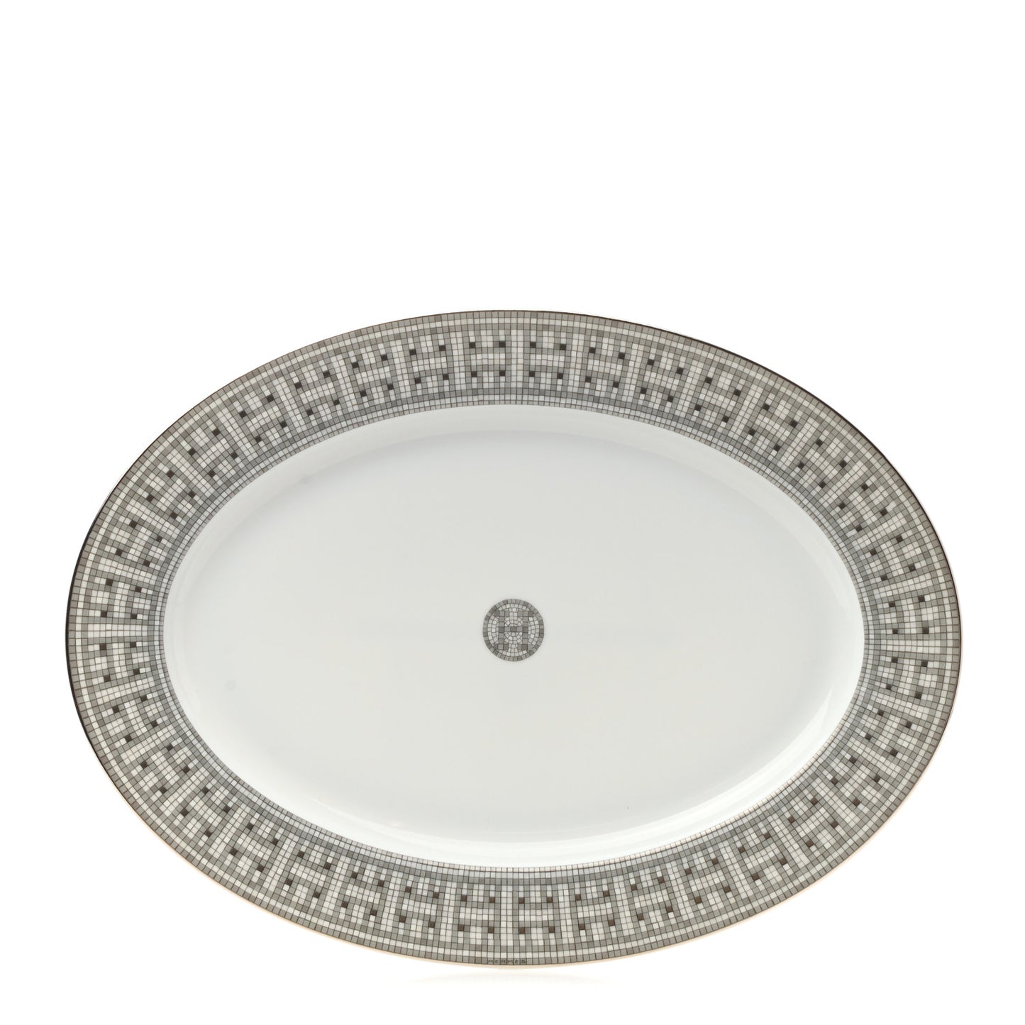 Porcelain Mosaique Au 24 Large Oval Platter