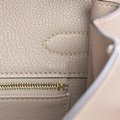 Hermes Togo Birkin 30 Gris Tourterelle 23 of 31