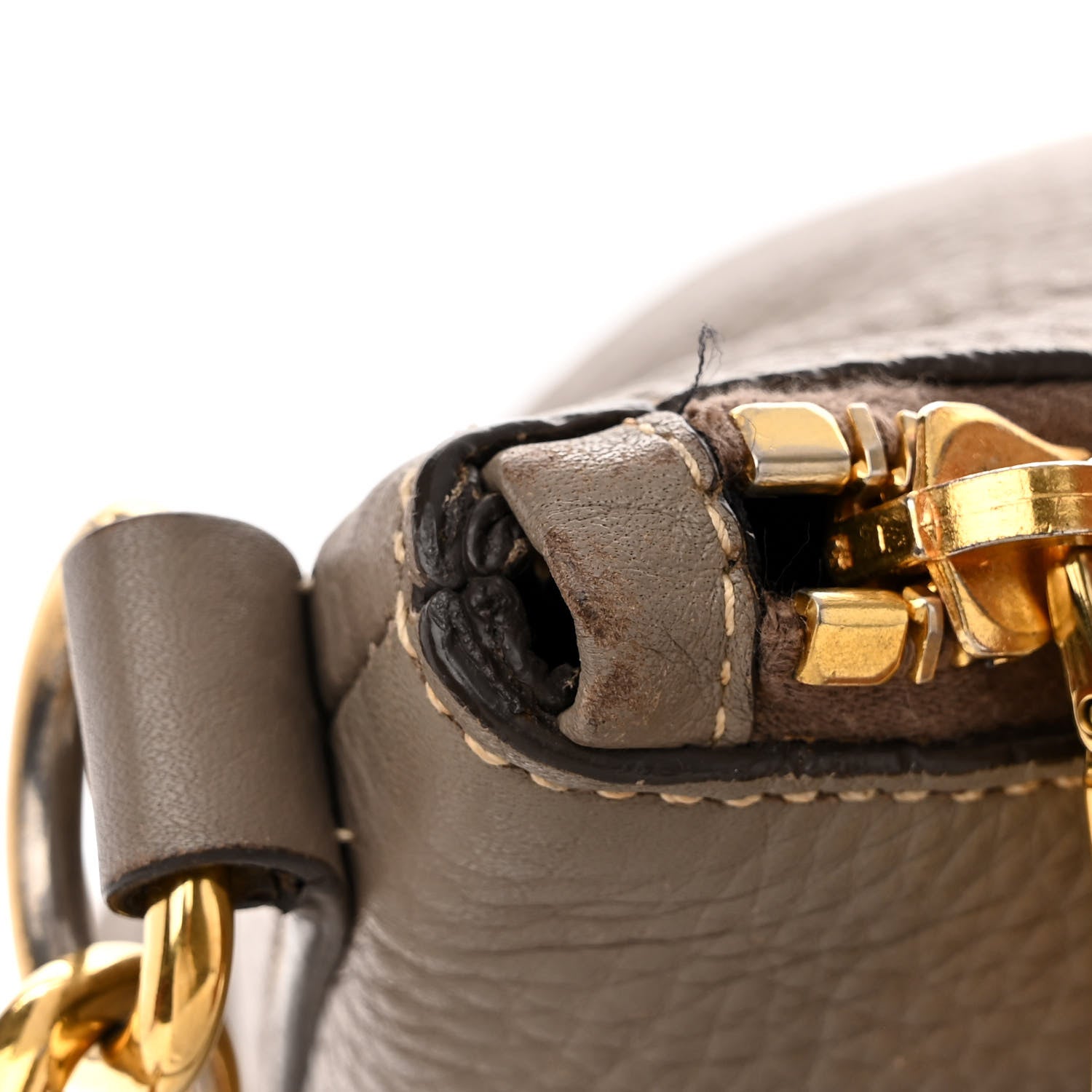 Prada Vitello Daino Shoulder Bag Argilla 12 of 16