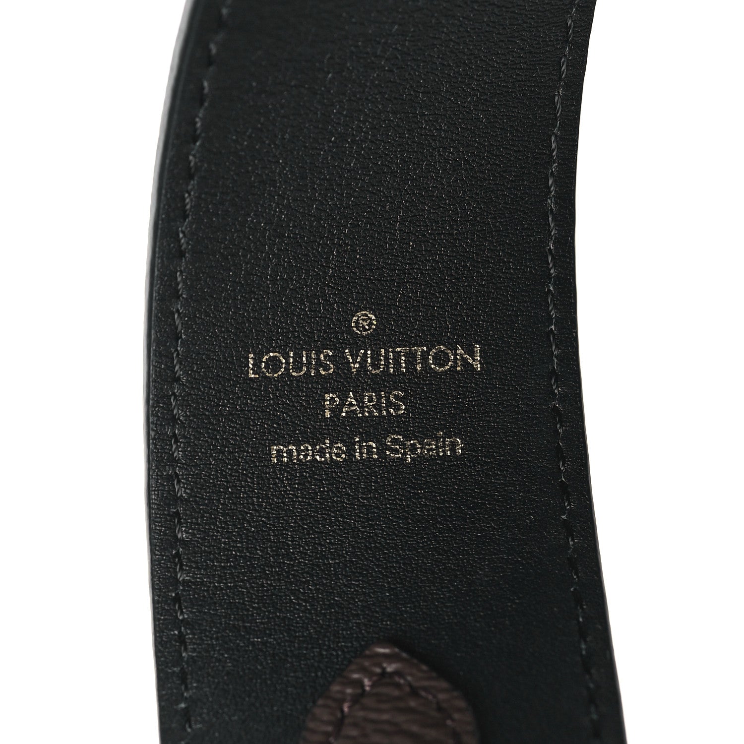 Louis Vuitton Monogram Bandouliere Shoulder Strap Black 4 of 6