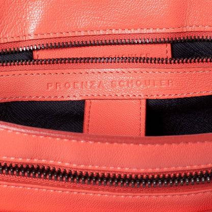 Proenza Schouler Lambskin PS1 Medium Satchel Neon Coral 7 of 11