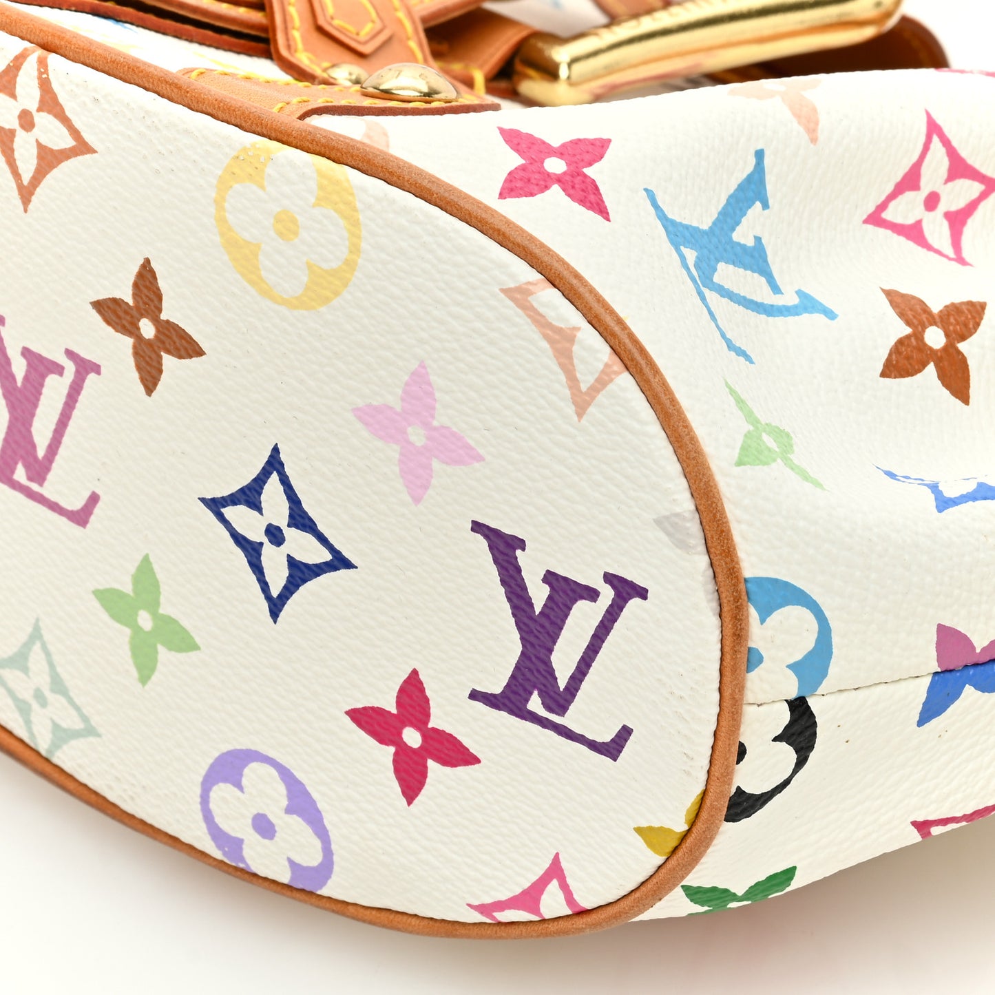 Monogram Multicolor Theda GM White