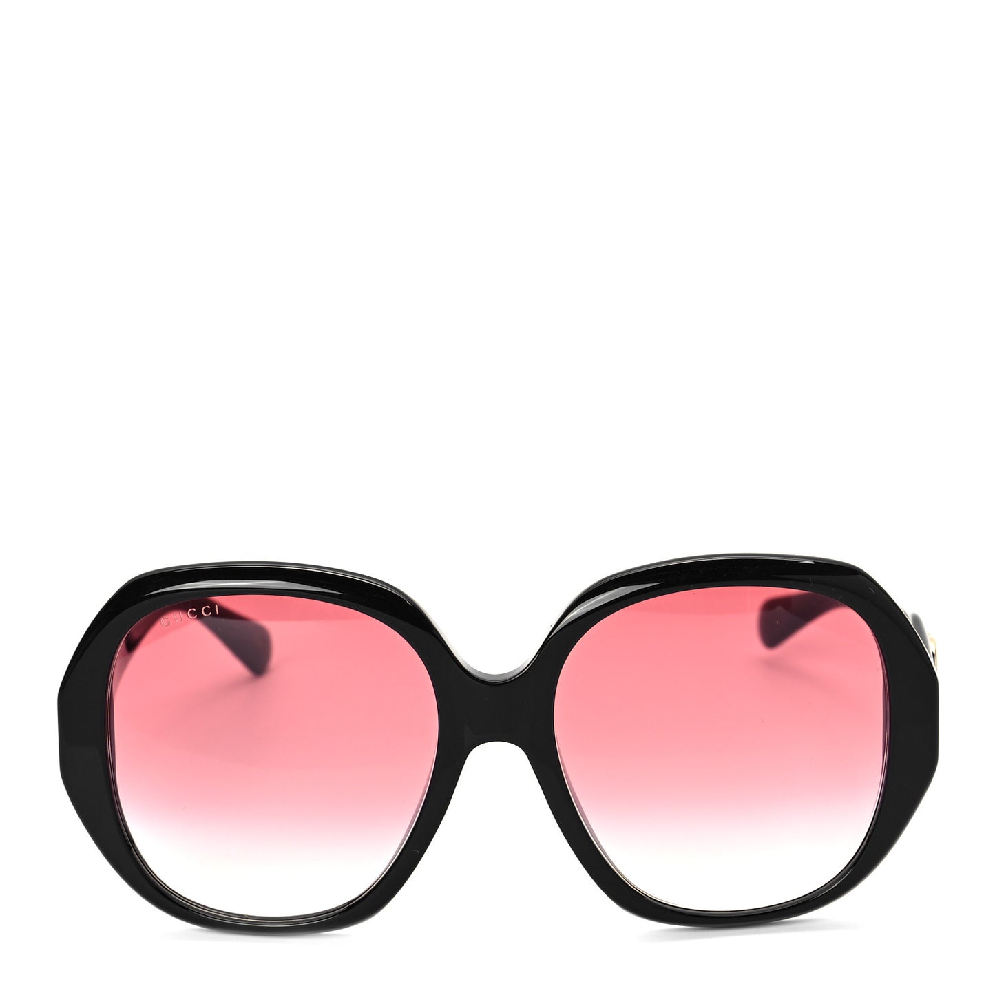 Acetate Round Frame Sunglasses GG0796S Black