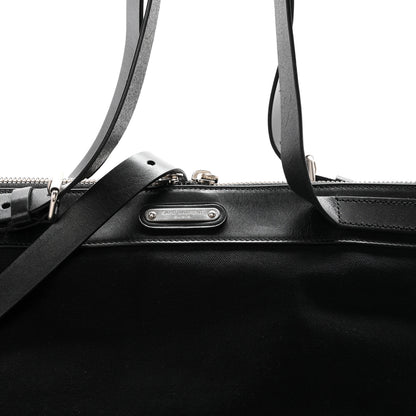 Saint Laurent Canvas ID Shopping Bag Black 8 of 11