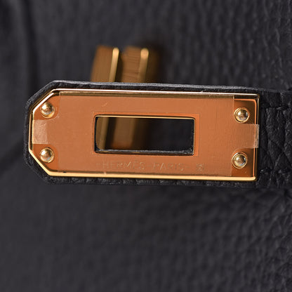 Hermes Togo Birkin 25 Black 15 of 31