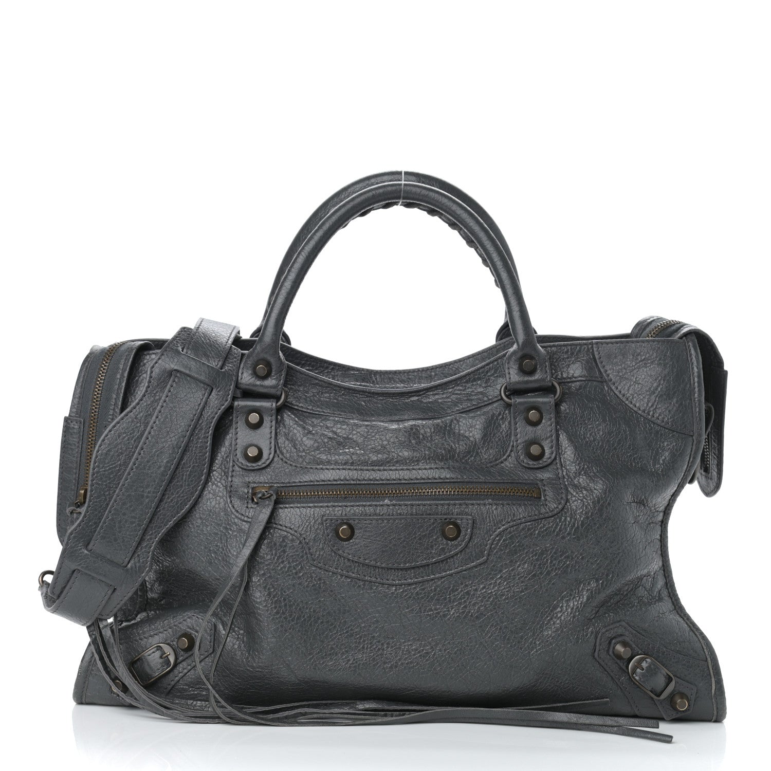 Balenciaga Agneau Classic Hardware City Gris Fossile 2 of 11