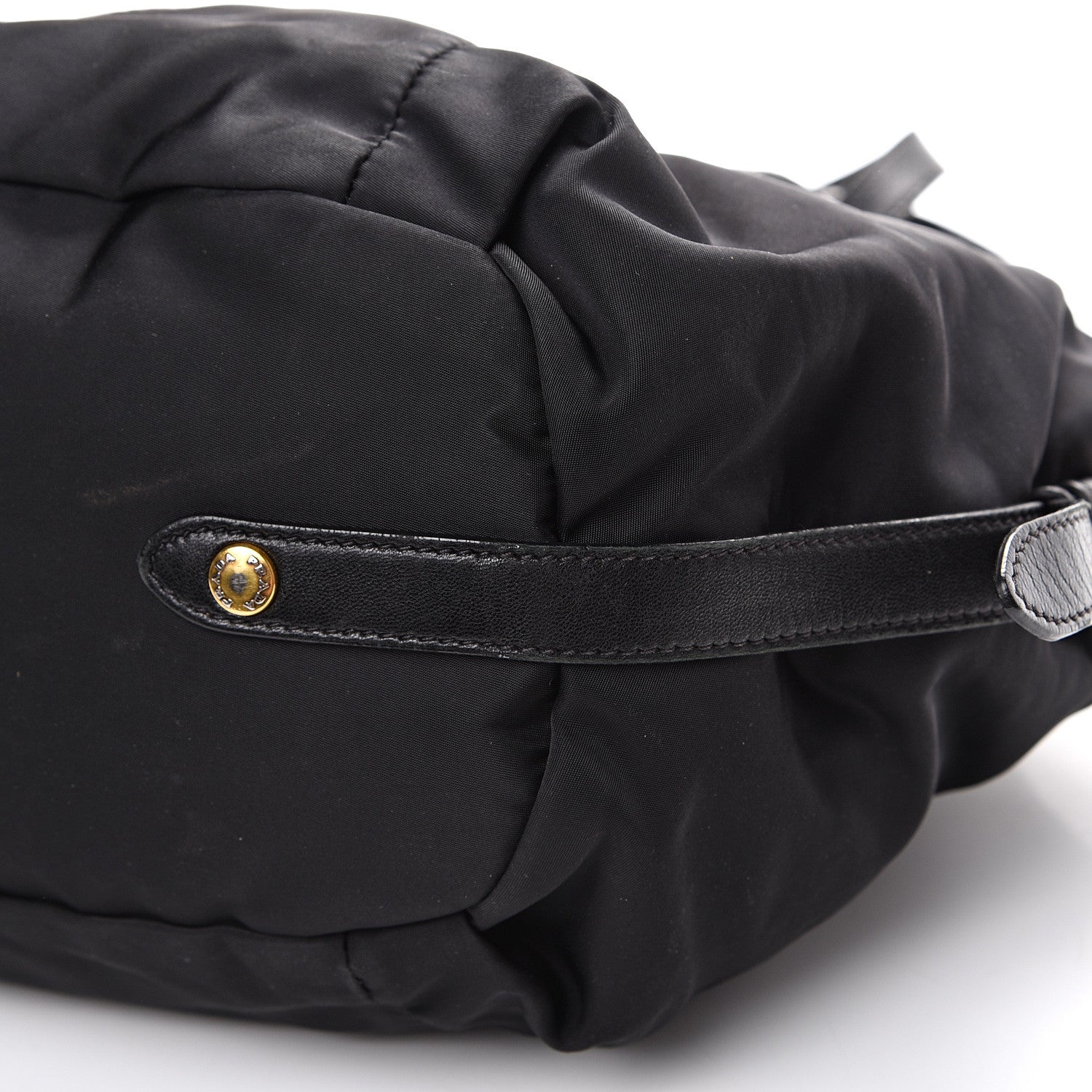 Prada Tessuto Nylon Jacquard Logo Tote Black 10 of 15