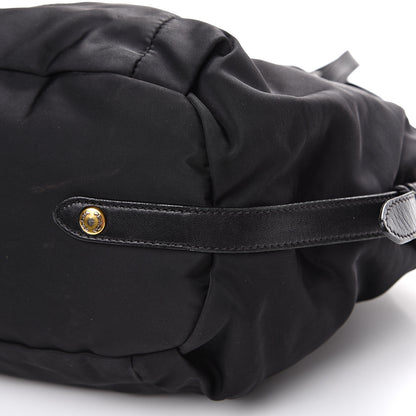Prada Tessuto Nylon Jacquard Logo Tote Black 10 of 15