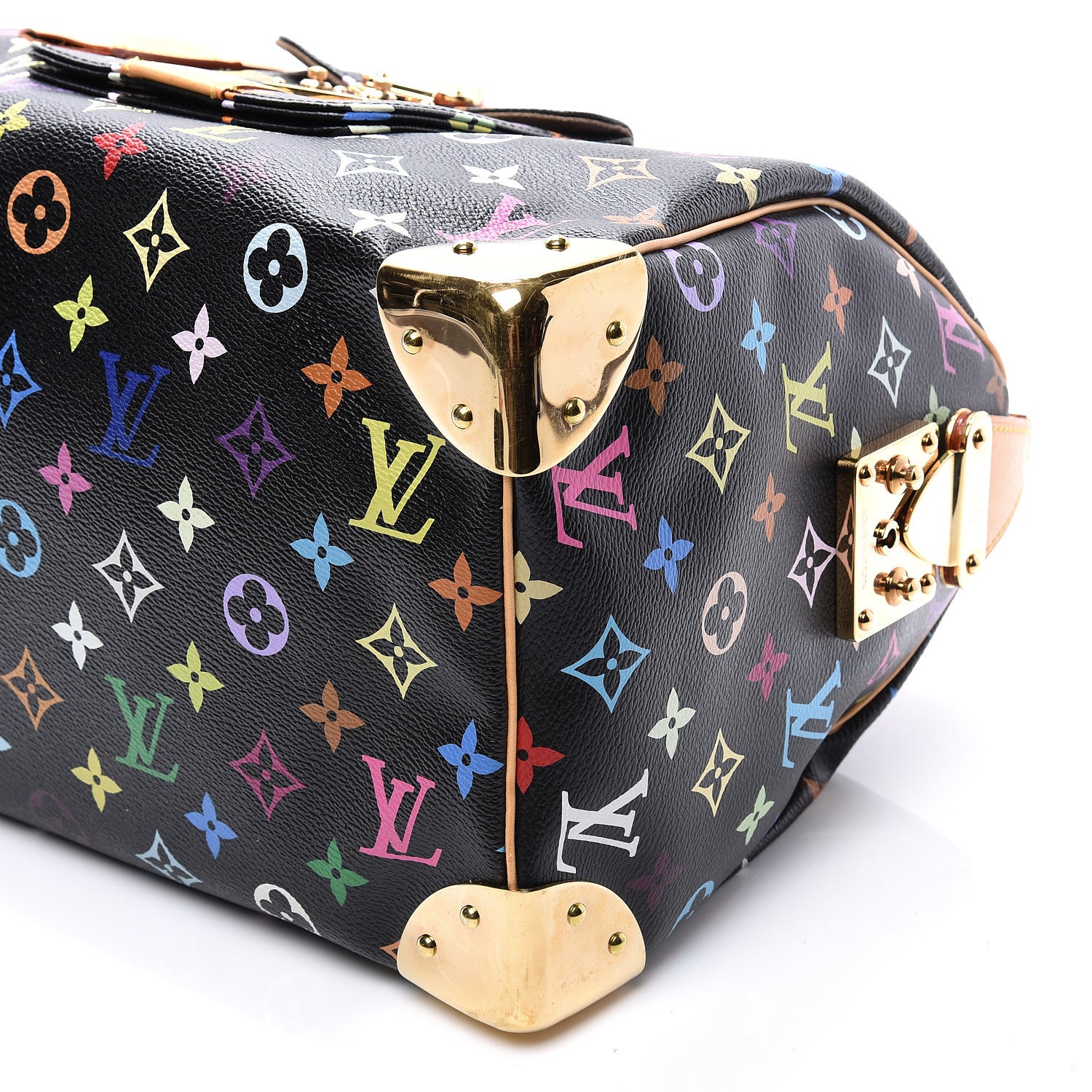 Louis Vuitton Monogram Multicolor Speedy 30 Black 7 of 12