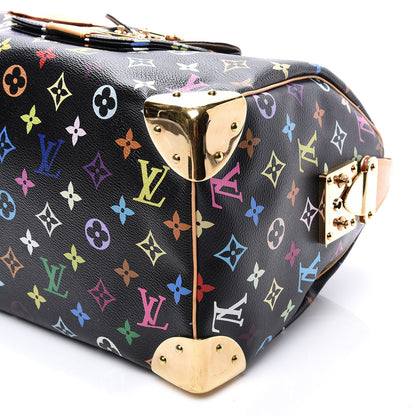 Louis Vuitton Monogram Multicolor Speedy 30 Black 7 of 12