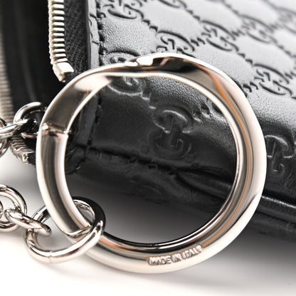 Gucci Microguccissima Key Ring Coin Case Black 9 of 9