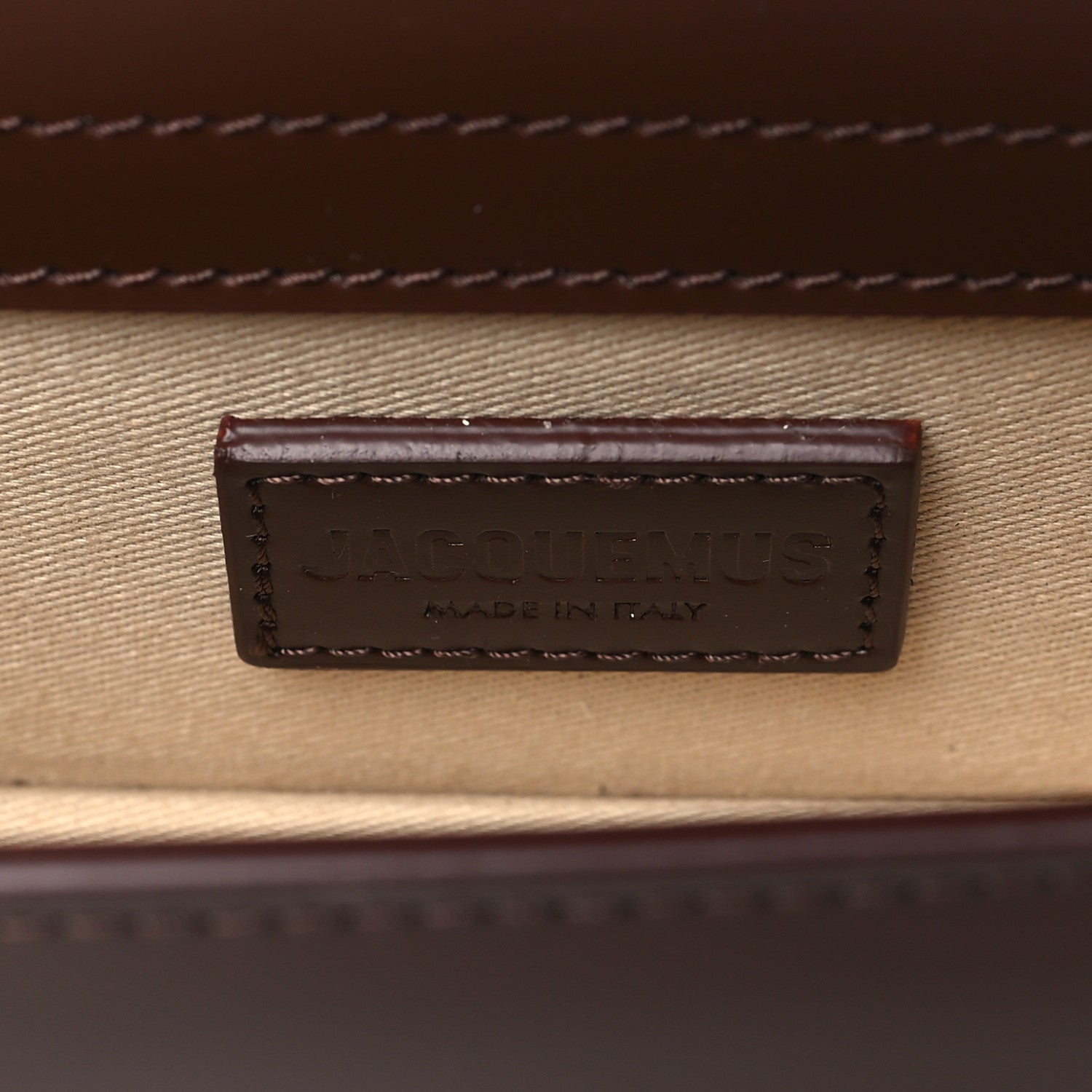 Jacquemus Smooth Calfskin Le Bambino Brown 6 of 8
