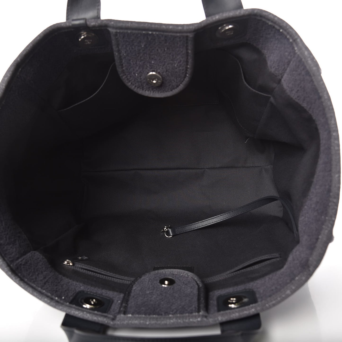 Lurex Boucle Medium Deauville Tote Grey