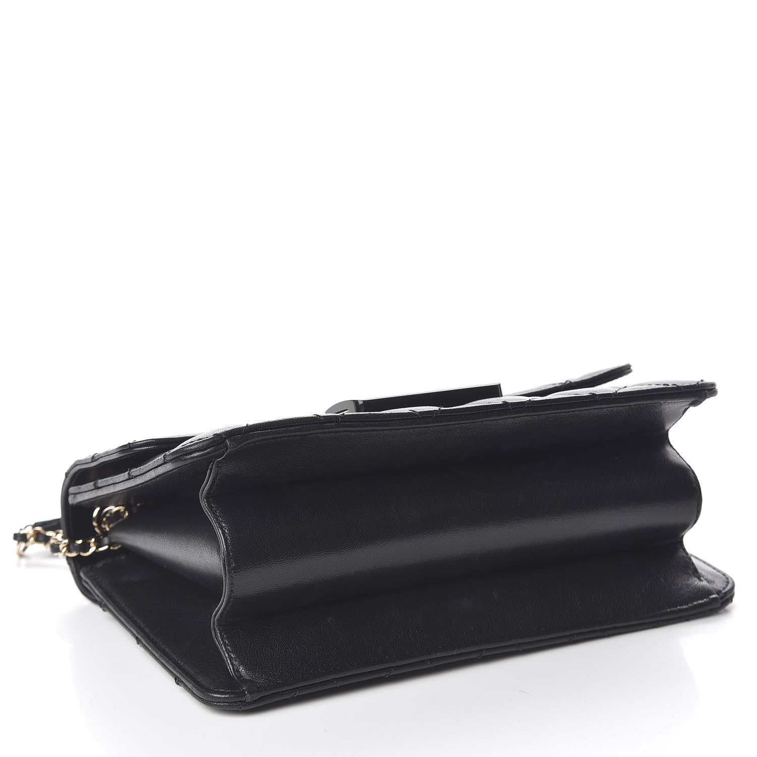 Chanel Sheepskin Quilted Beauty Lock Flap Black 4 of 15