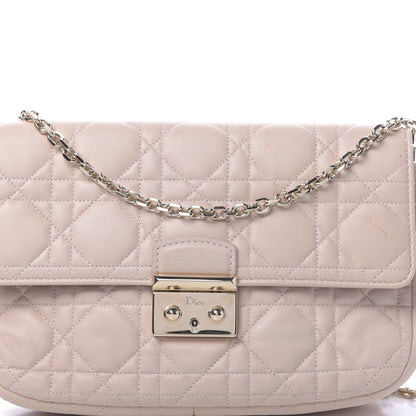 Christian Dior Lambskin Cannage Miss Dior Promenade Pouch Rose Poudre 9 of 9