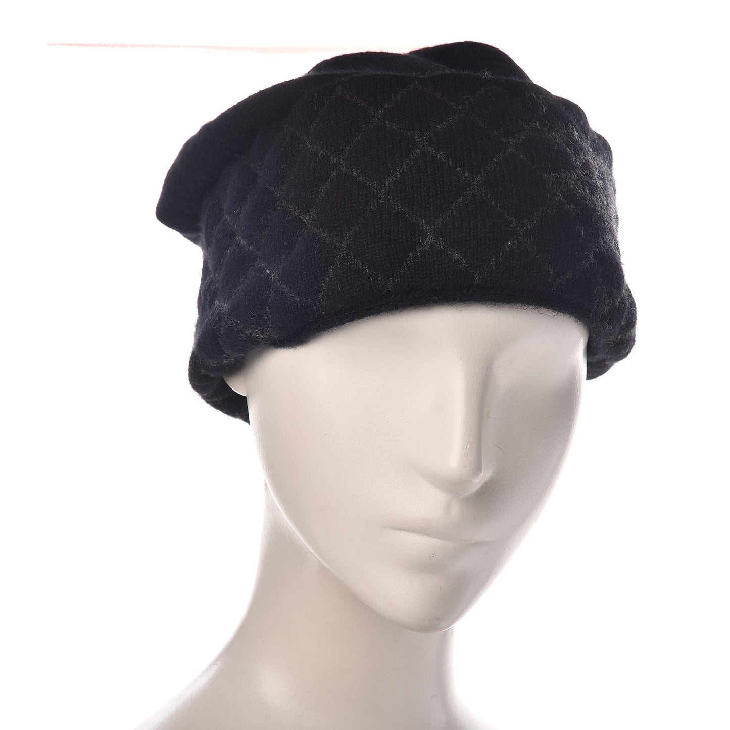 Cashmere Blend CC Beanie Hat Black