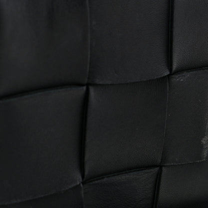 Bottega Veneta Lambskin Maxi Intrecciato Cassette Crossbody Bag Black 8 of 10