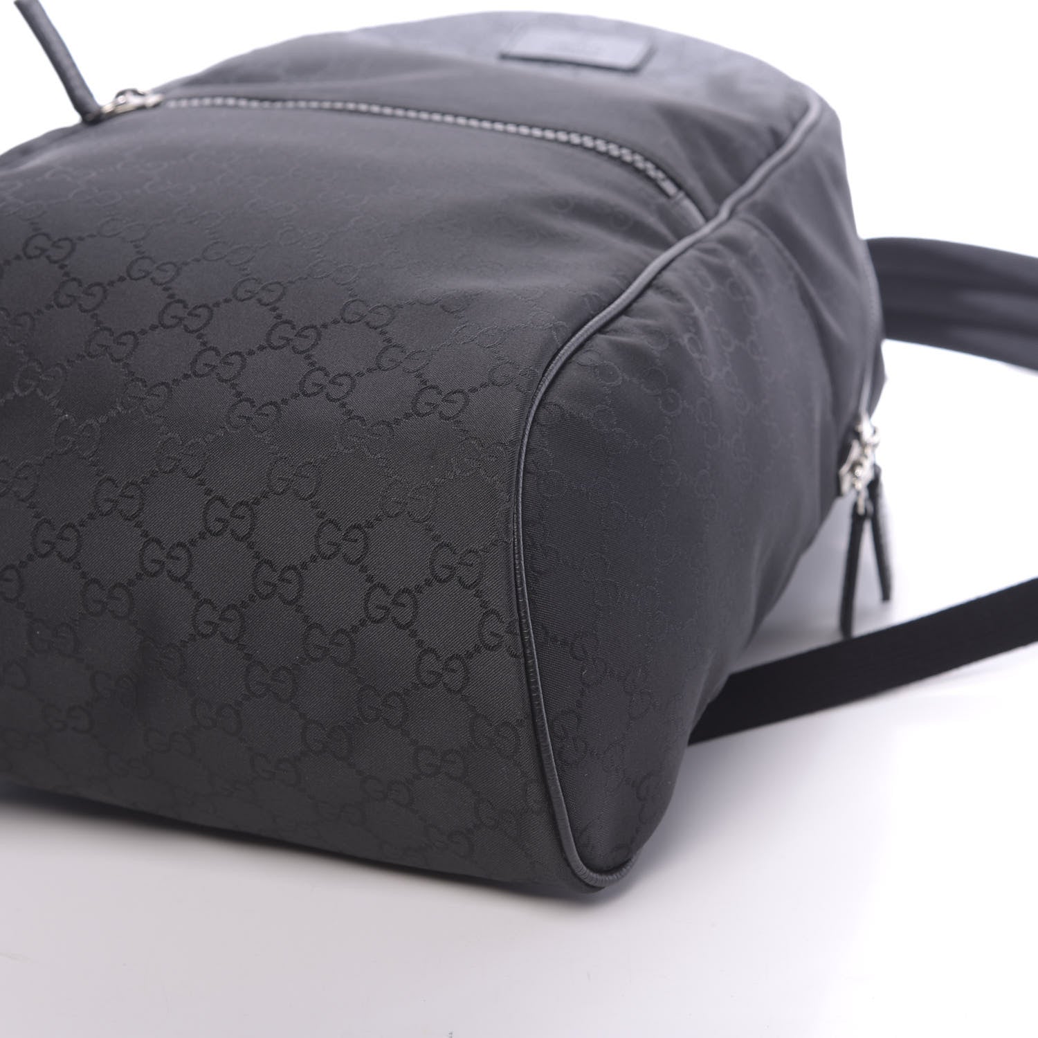 Gucci Nylon Monogram Slim Backpack Black 8 of 9