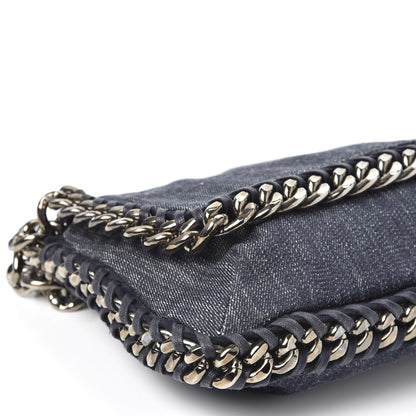 Stella McCartney Denim Falabella Clutch Blue 10 of 16