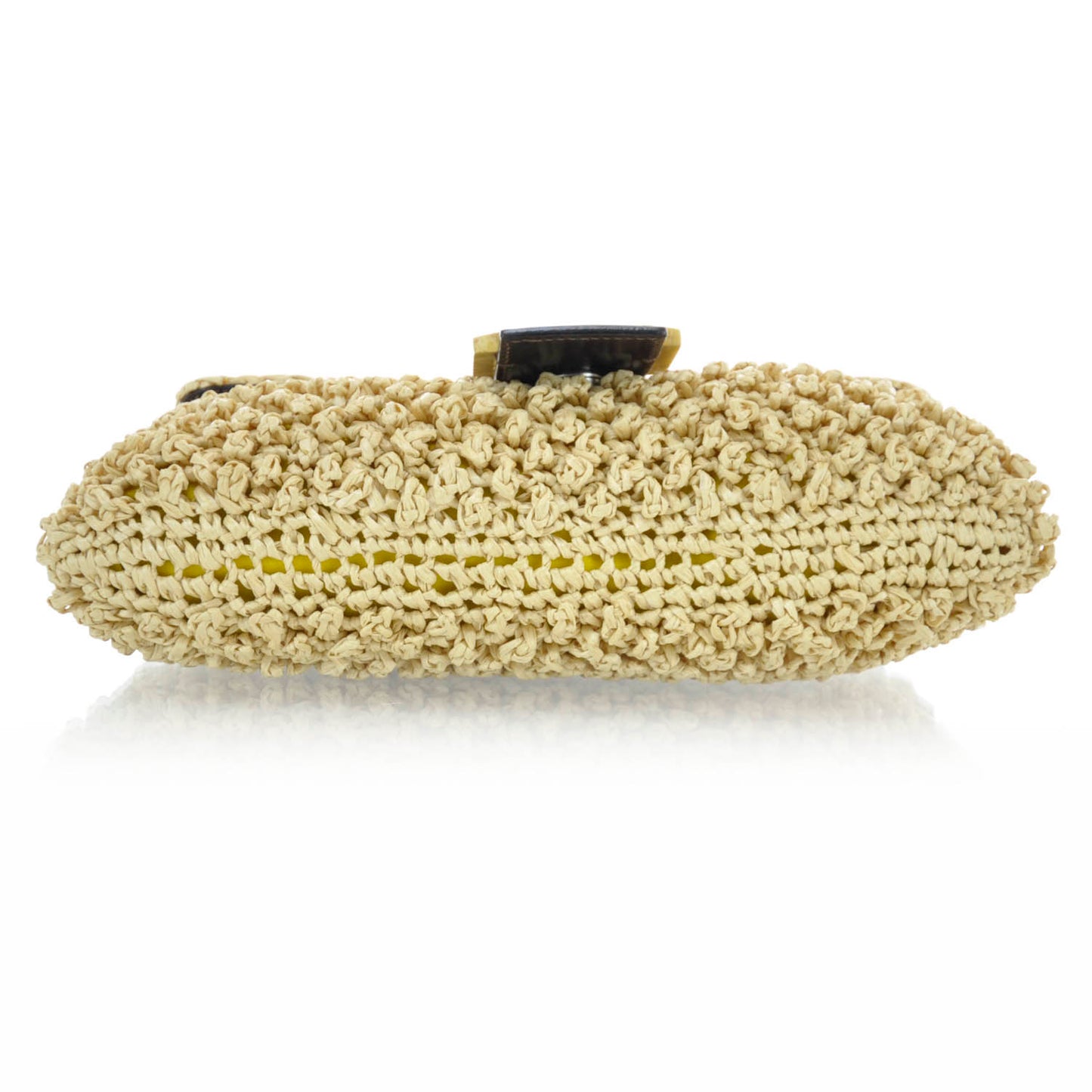Woven Straw Baguette