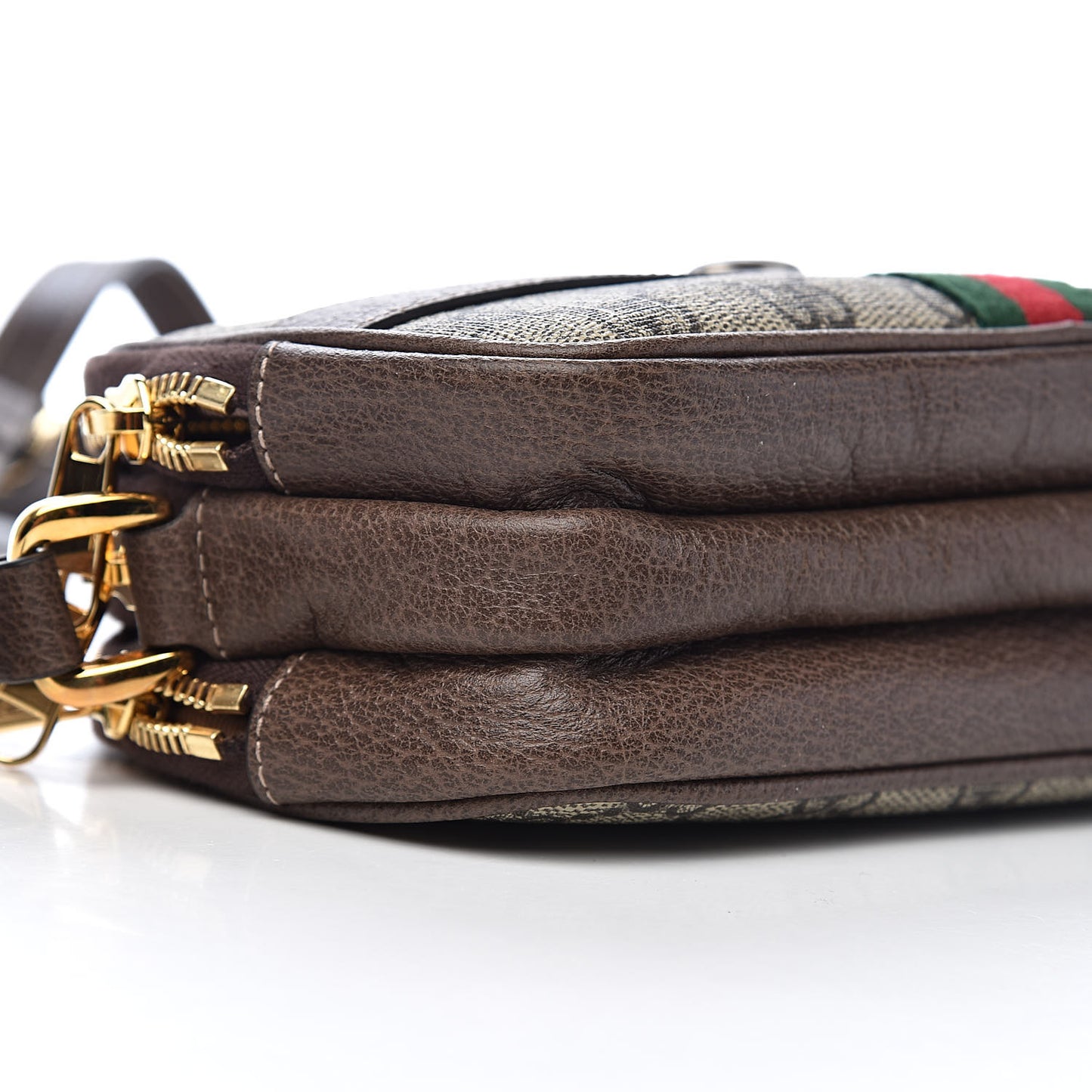 GG Supreme Monogram Web Mini Ophidia GG Bag Brown