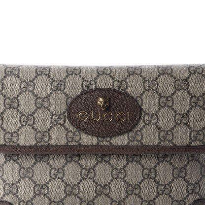 Gucci GG Supreme Monogram Neo Vintage Web Belt Bag Brown 10 of 10