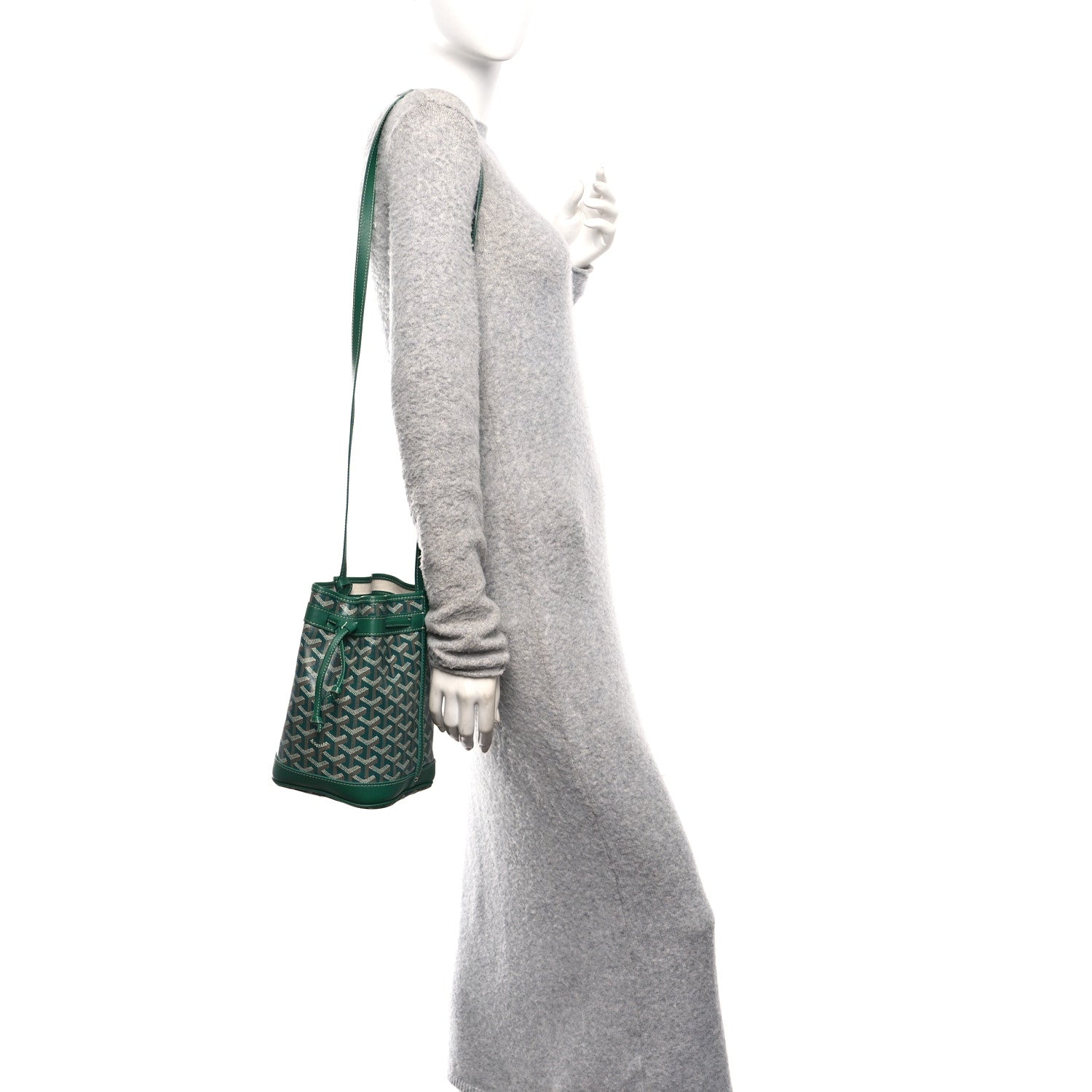 Goyard Goyardine Petit Flot Bucket Bag PM Green 2 of 10