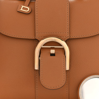 Delvaux Grained Calfskin Mini Brillant Satchel Natural 8 of 11