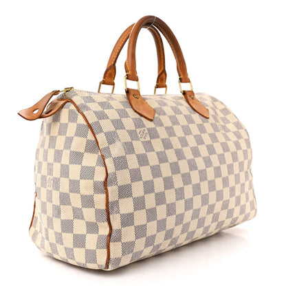 Louis Vuitton LOUIS VUITTON Damier Azur Speedy 30 2 of 25