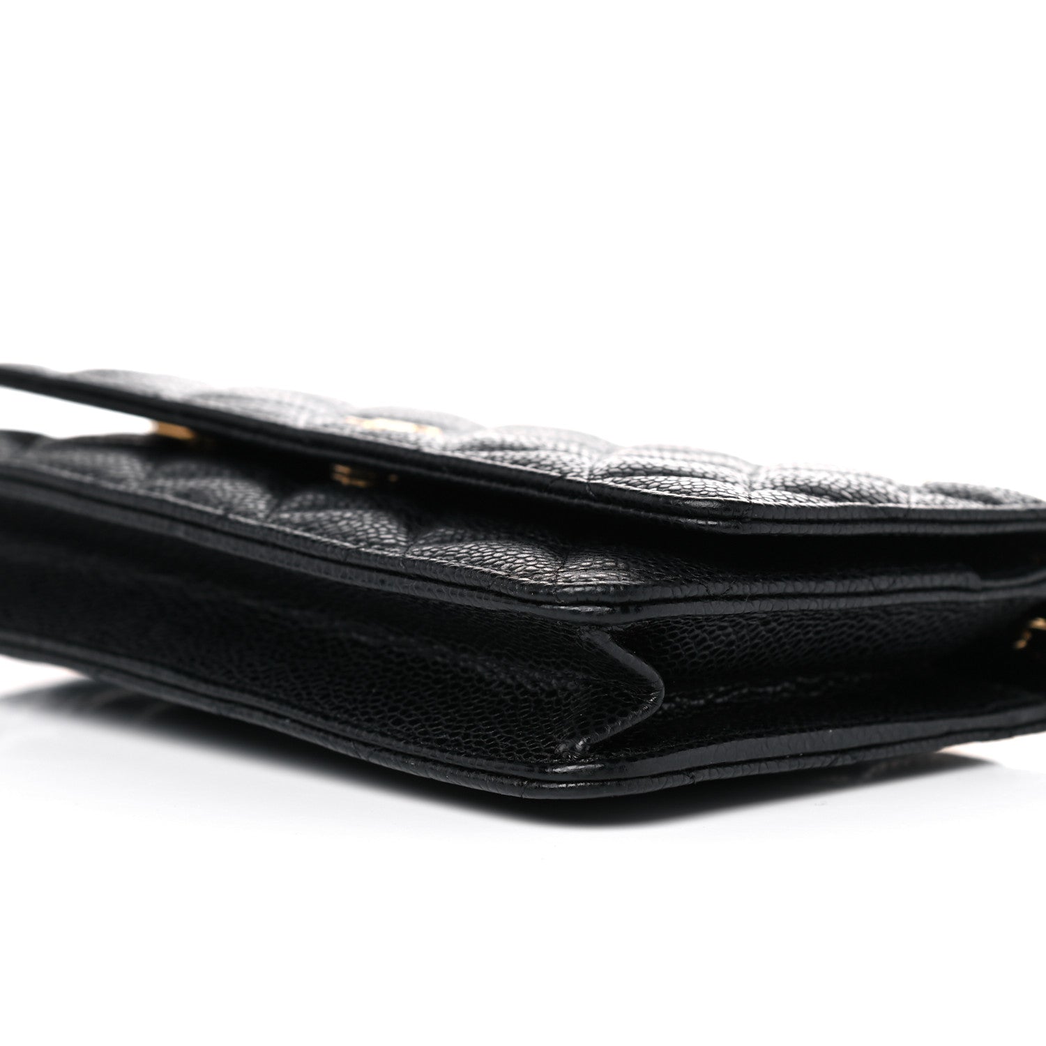 Chanel Caviar Quilted Wallet On Chain WOC Black 10 of 11