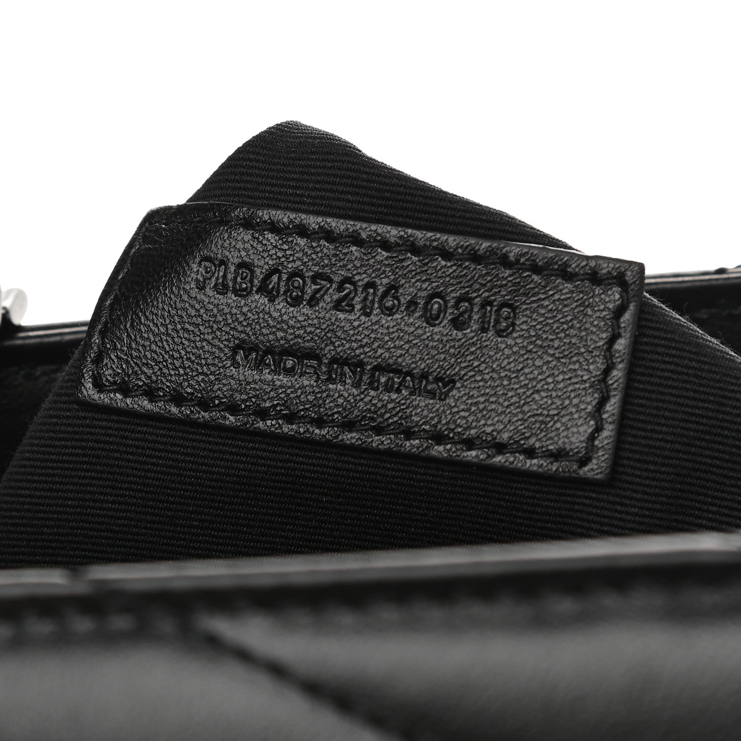 Saint Laurent Calfskin Y Quilted Monogram Medium Loulou Chain Satchel Black 10 of 11
