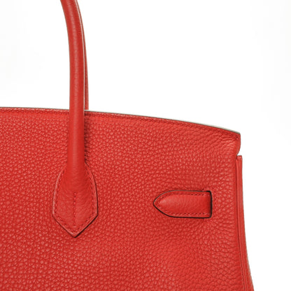 Hermes Togo Birkin 35 Rouge Casaque 8 of 23