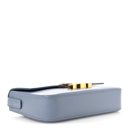 Celine Shiny Calfskin Triomphe Shoulder Bag California Blue 4 of 13