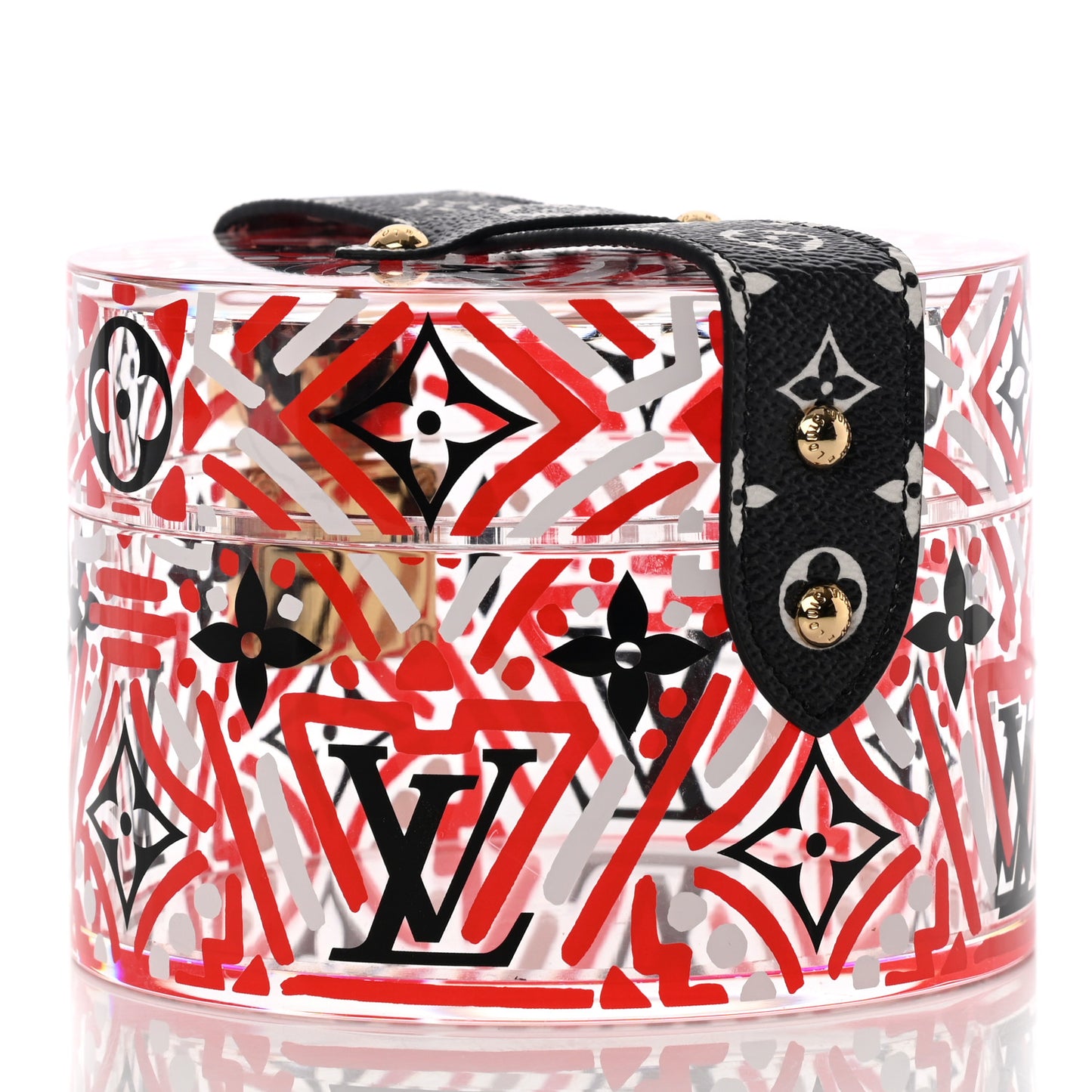 Transparent Plexiglass Monogram Giant Crafty Box Scott Rouge